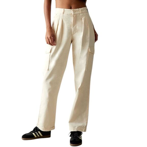 NWOT PacSun Vanilla Cargo Trousers – Sz Med - Picture 1 of 8